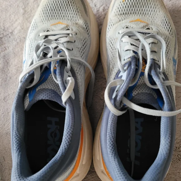 MENS BLUE HOKA BONDI 9 SIZE 9.5 GOOD USED CONDITION NO BOX SEE PICS 1162011DNP - Picture 10 of 10